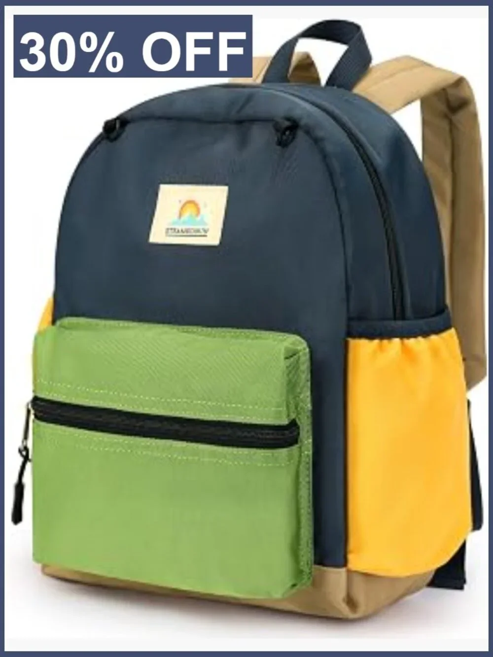 Kids Backpack for Boys Ages 4-8 - Lightweight Durable School Bag